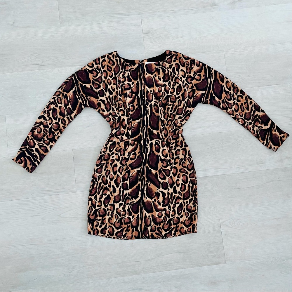 Aritzia Babaton Samson Dress Leopard Print